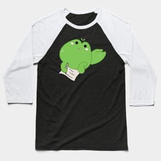 Frog writing a letter Baseball T-Shirt